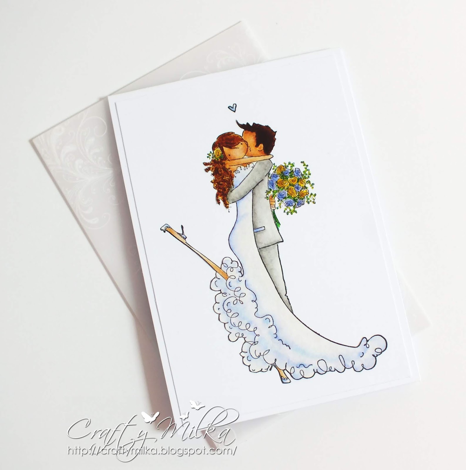 Crafty Milka Wedding Card No 5