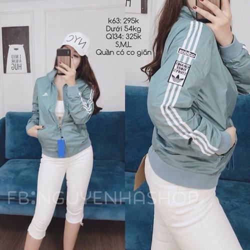 Áo khoát nữ gió dù 2 lớp chống nắng adas