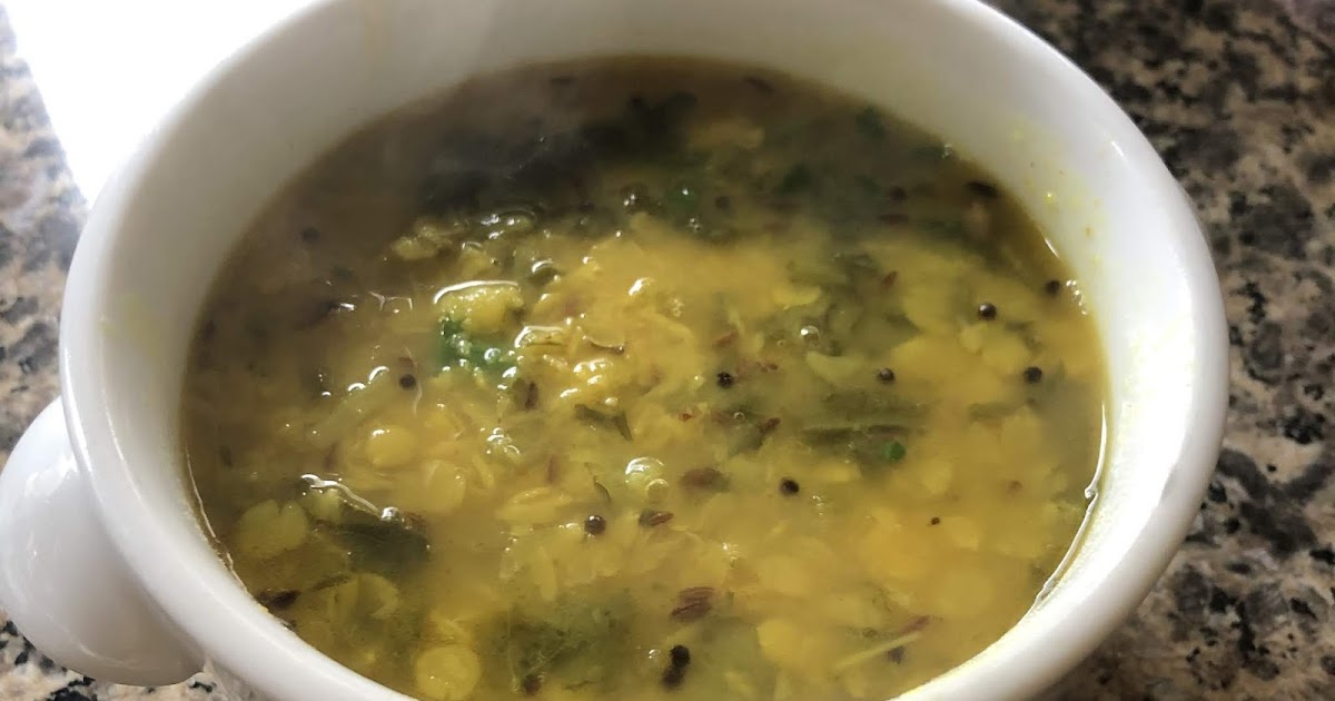 Radish Greens Dal (Slow Cooker Recipe)