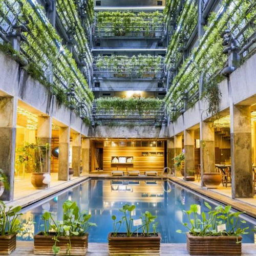 Arteco design Greenhost Boutique Hotel without material waste since