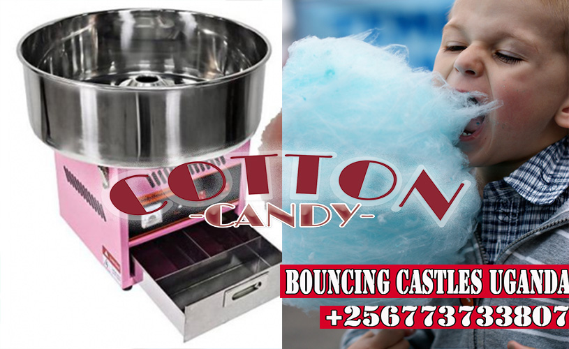 BOUNCING CASTLES UGANDA COTTON CANDY MACHINES FOR HIRE IN UGANDA