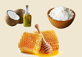  Coconut Oil, Baking Soda, and Honey