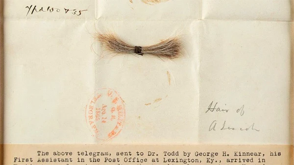 News, World, America, Boston, Abraham Lincoln, Hair, Sell, President, Death, Lock of Abraham Lincoln's hair sells for more than $81,000