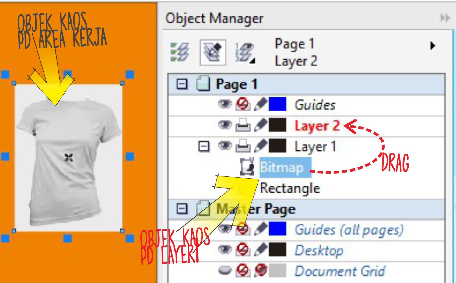 Template Kaos |corelDRAW|