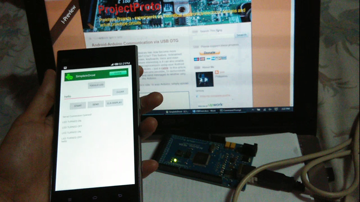 ProjectProto: Android-Arduino Communication via USB OTG