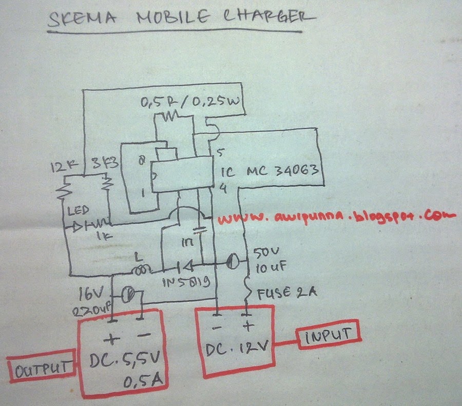 diagram skema charger accu mobil - Mengenali Diagram Skema Charge...