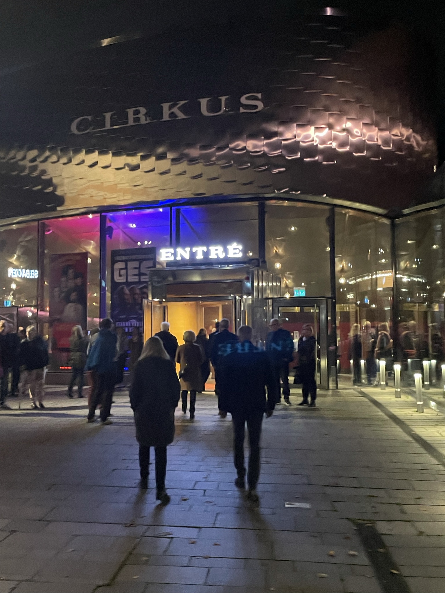 GES konsert på Cirkus i Stockholm. Nya Östermalmshallen.