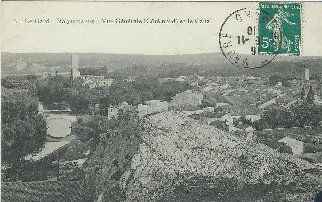 Roquemaure Cartes Postales Vue Aérienne Roquemaure Et Le Canal