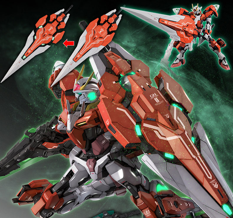 P-Bandai: PG 1/60 00 Gundam Seven Sword/G [Inspection Colors] - Release