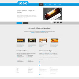 college website template