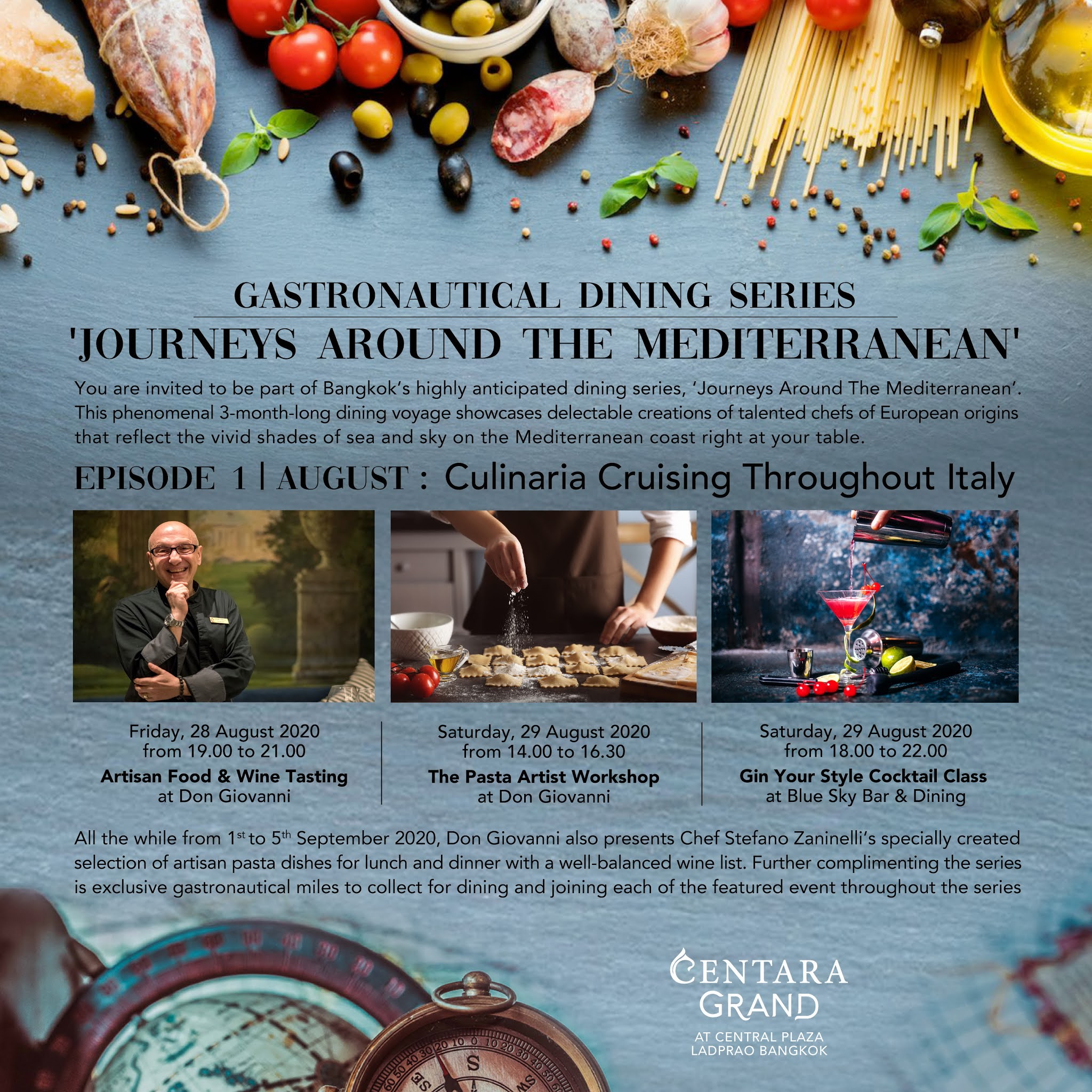 Journeys Around The Mediterranean' Dining Series Ep.1 | Italy