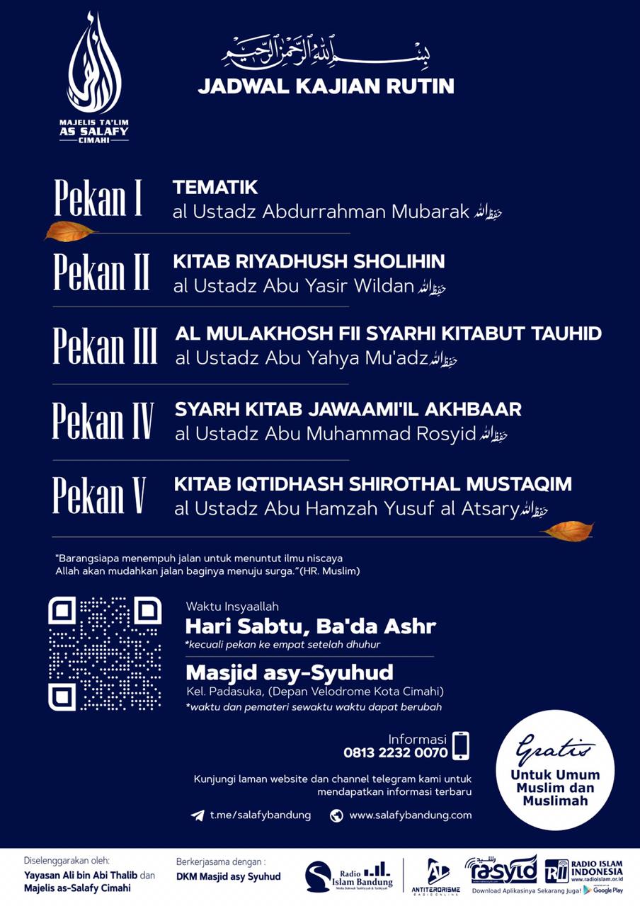 Jadwal Kajian Bandung Raya