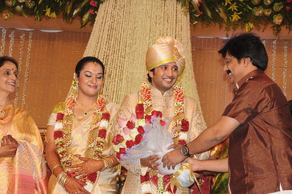 Celebrities at Sivaji Family Wedding Reception Photos