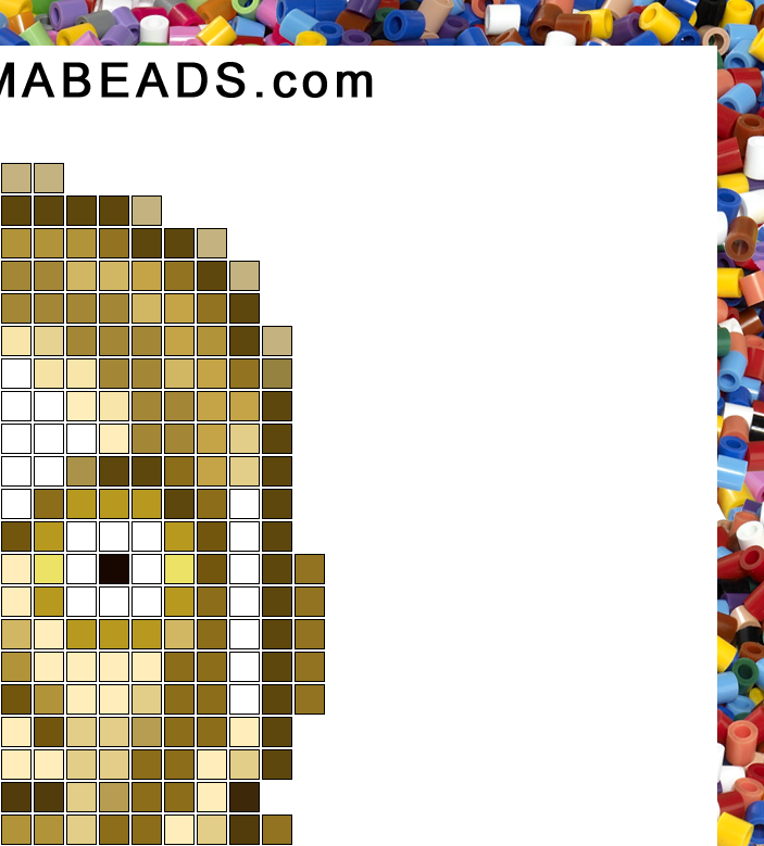 c3po hama beads