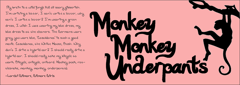 Monkey Monkey Underpants Beginnings