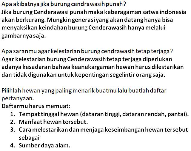 Kunci Jawaban Halaman 48 49 50 52 53 Tema 3 Kelas 4 Buku Tematik Siswa Kumpulan Soal Ujian