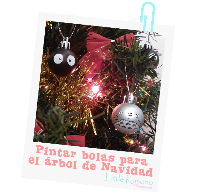 Pintar bolas para el árbol de Navidad: Totoro
