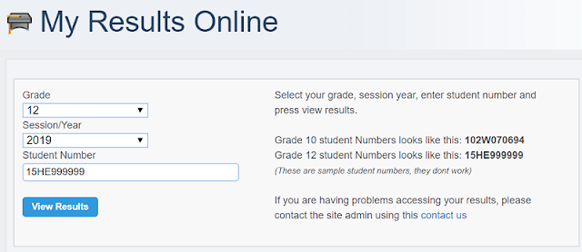 2021 NSSCS ONLINE RESULT CHECK