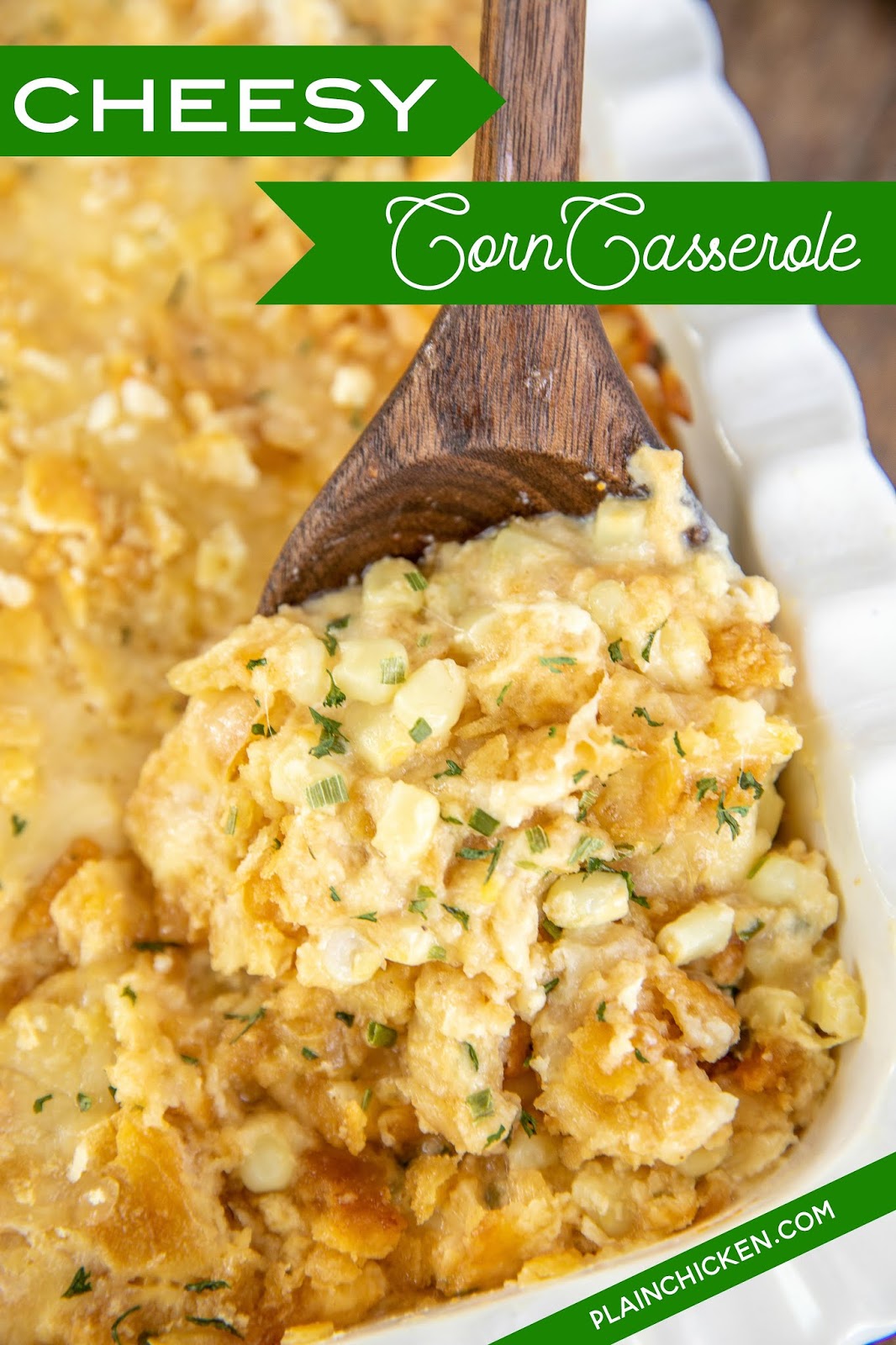 Cheesy Corn Casserole | Plain Chicken®