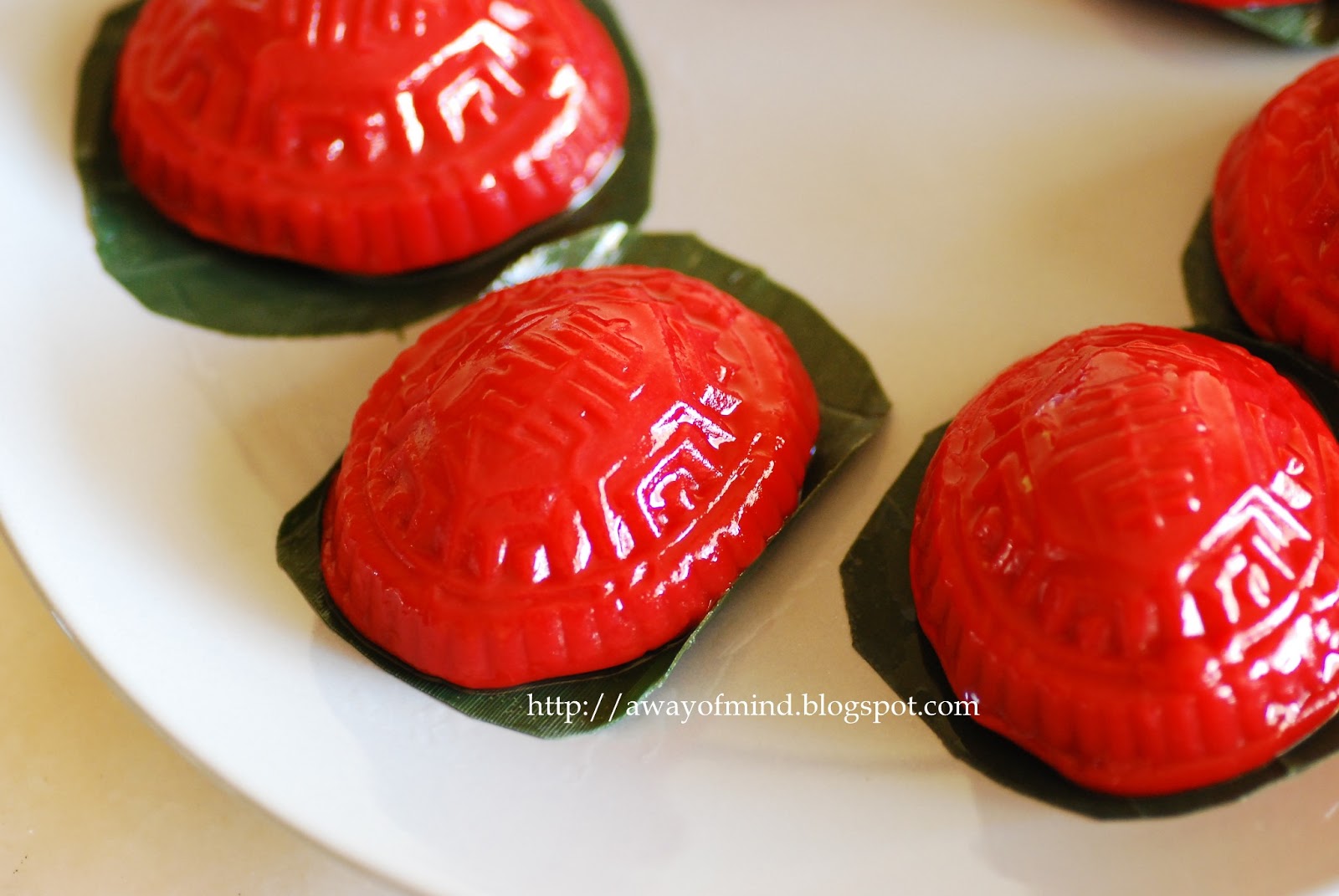 Awayofmind Bakery House Sweet Potato Angku Kueh (Red Tortoise Cake