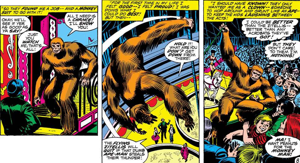 The Peerless Power of Comics! "The Birth of... The Gibbon!"