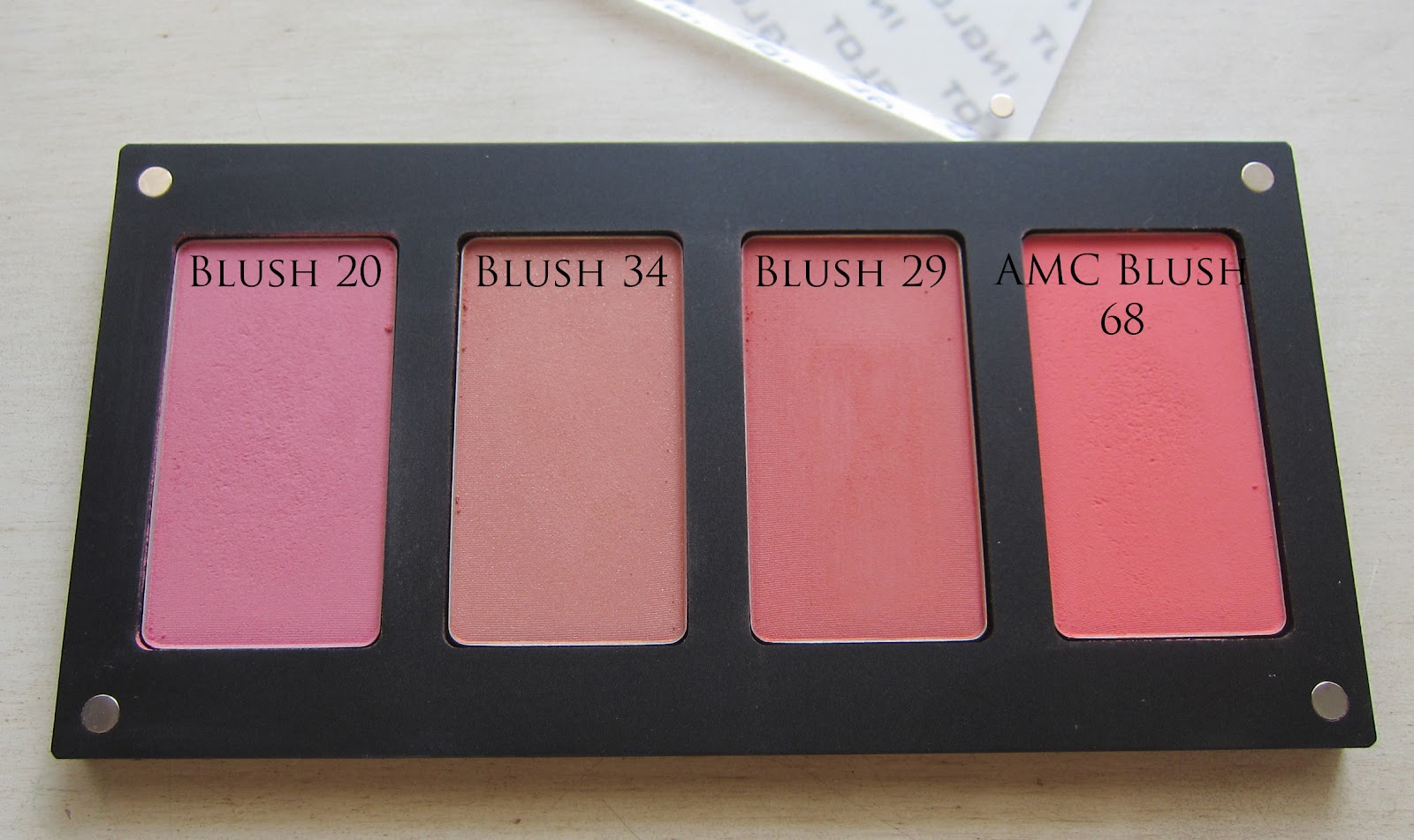 All Things Beautiful Inglot Palette Blush Palette