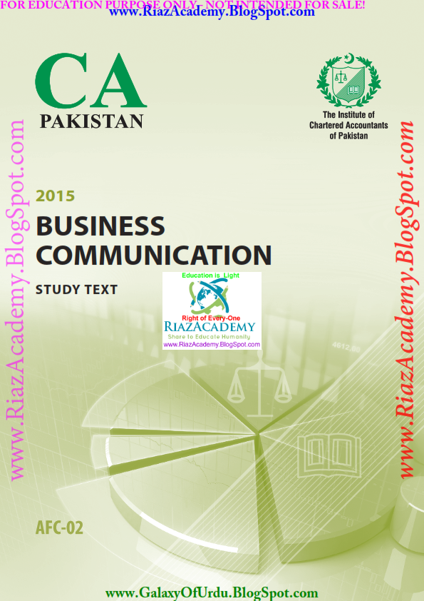 2015-CA ICAP-AFC 02 - Business Communication - Study Text 2015-CA ICAP-AFC 02 - Business Communication - Study Text