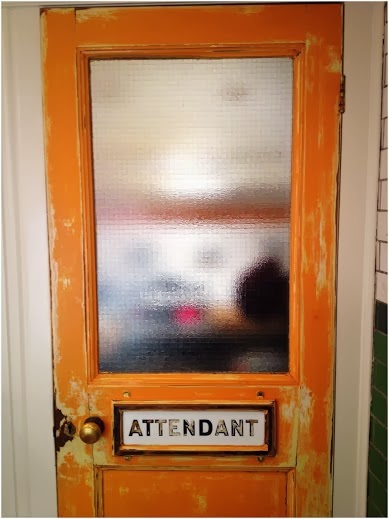 Door at Attendant Cafe