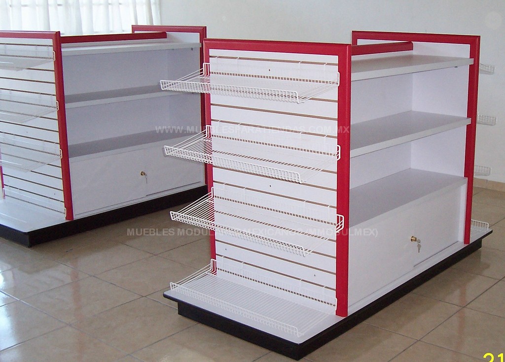 MUEBLES DE TIENDAS, MOBILIARIO DE TIENDAS TIPO OXXO, ESTANTERIA