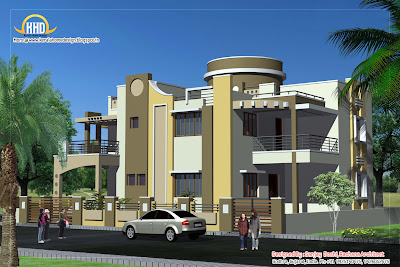 Duplex House Elevation - 290 Sq M (3122 Sq. Ft.) - February 2012