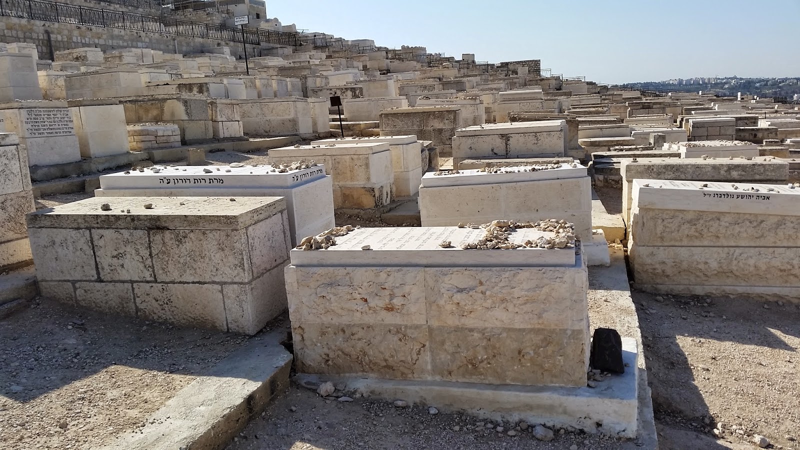 Bayside Israel 2014 Grave sites on the Mount of Olives