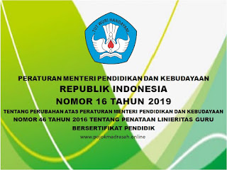 permendikbud nomor 16 tahun 2019