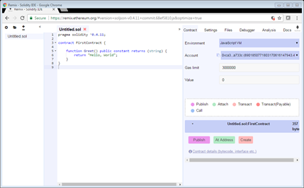 Prasanna Kumar Pattam: Hello World Ethereum Solidity Smart Contract