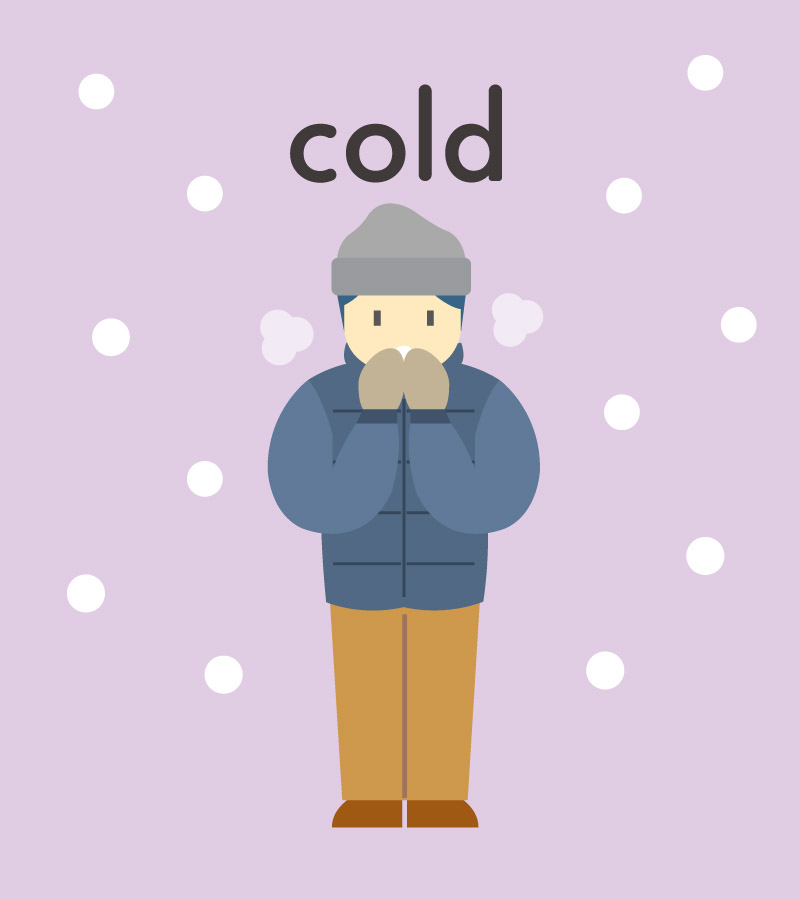 cold と chilly の違いとは？