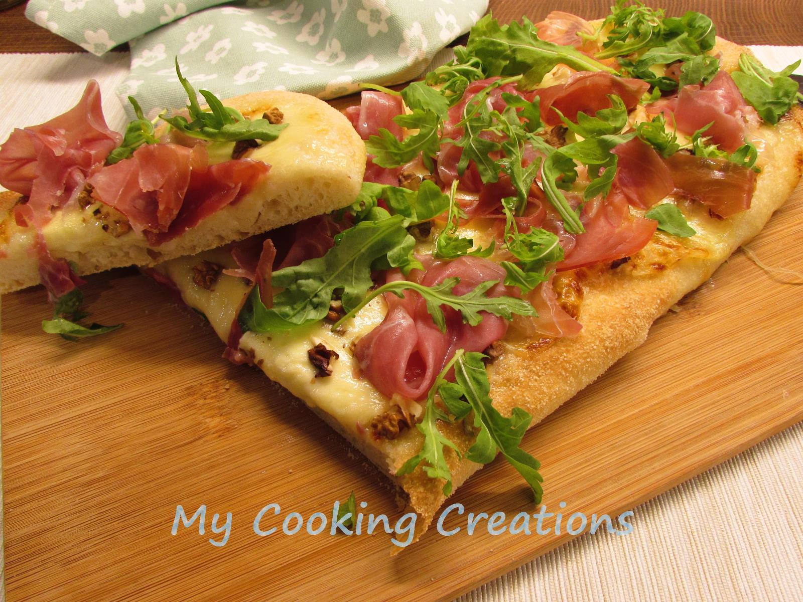 Пинса романа с тесто без месене и различни плънки * Pinsa impasto facile