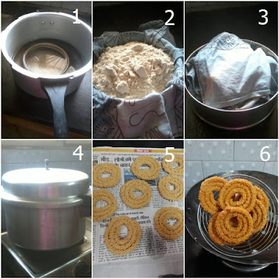 आटे की कुरकुरी चकली (wheat flour kurkuri chakli)