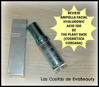 Review Ampolla facial Hyaluronic Acid 100 The Plant Base (Cosmética Coreana)