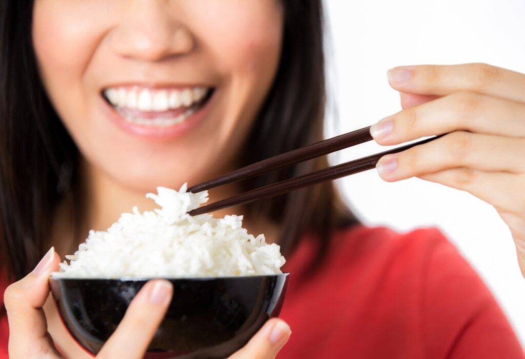 Does eating rice increase body weight?