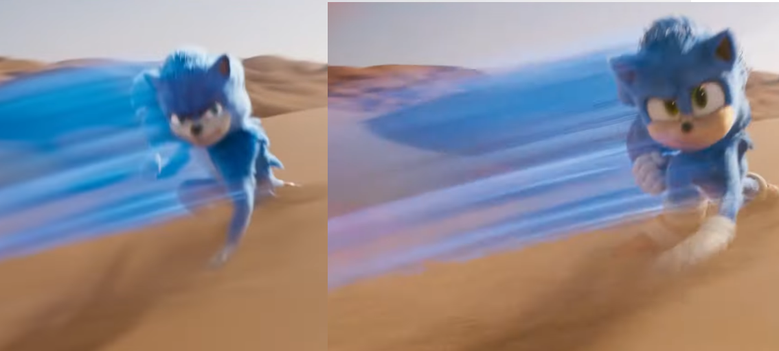 Sonic Movie Comparison: Here's The Old And New Designs Side-By-Side -  GameSpot
