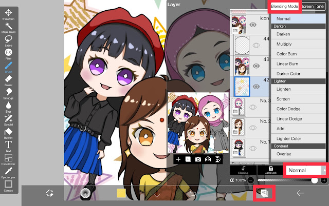 Blending Mode in ibisPaint X