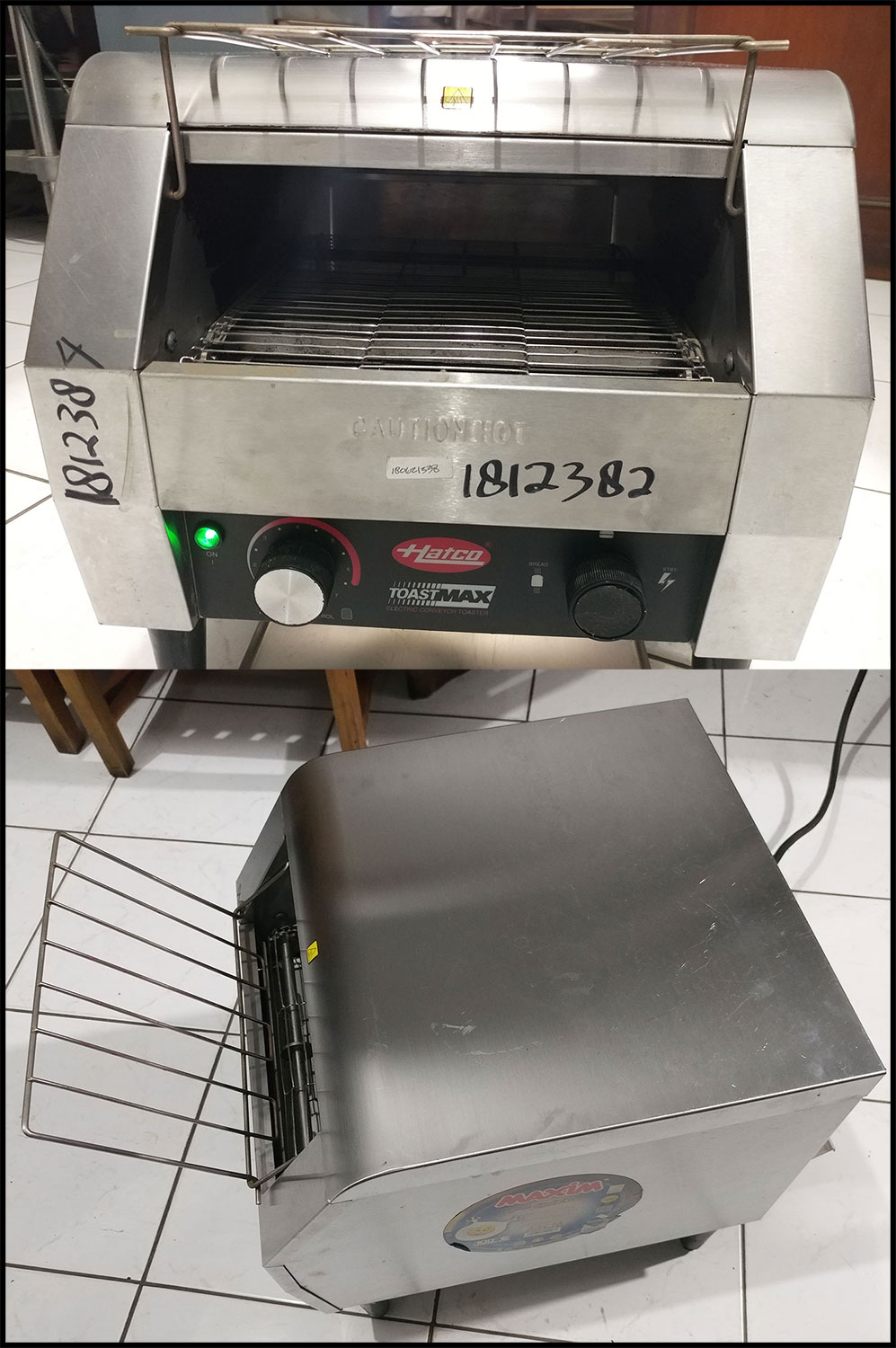 2nd MACHINE Conveyor bread toaster TM10H TM10H230N Toastmax HATCO