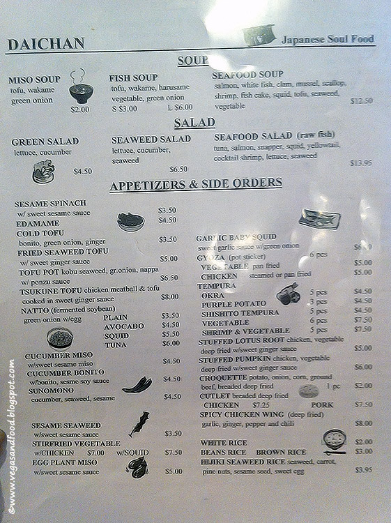 Daichan Studio City Vegas and Food