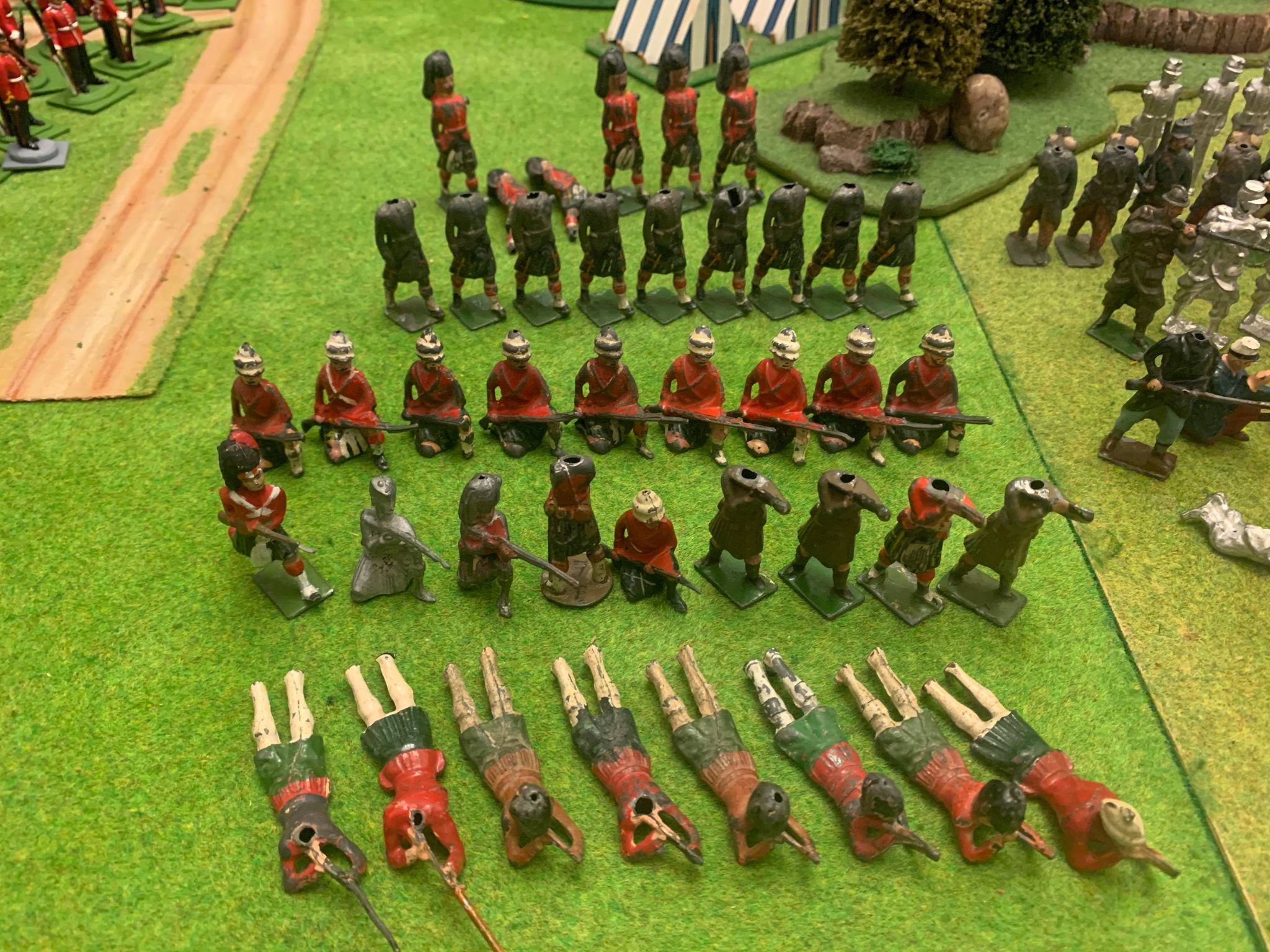 Wargaming with 54mm Toy Soldiers 184 LEAD TOY SOLDIERS ARRIVE!