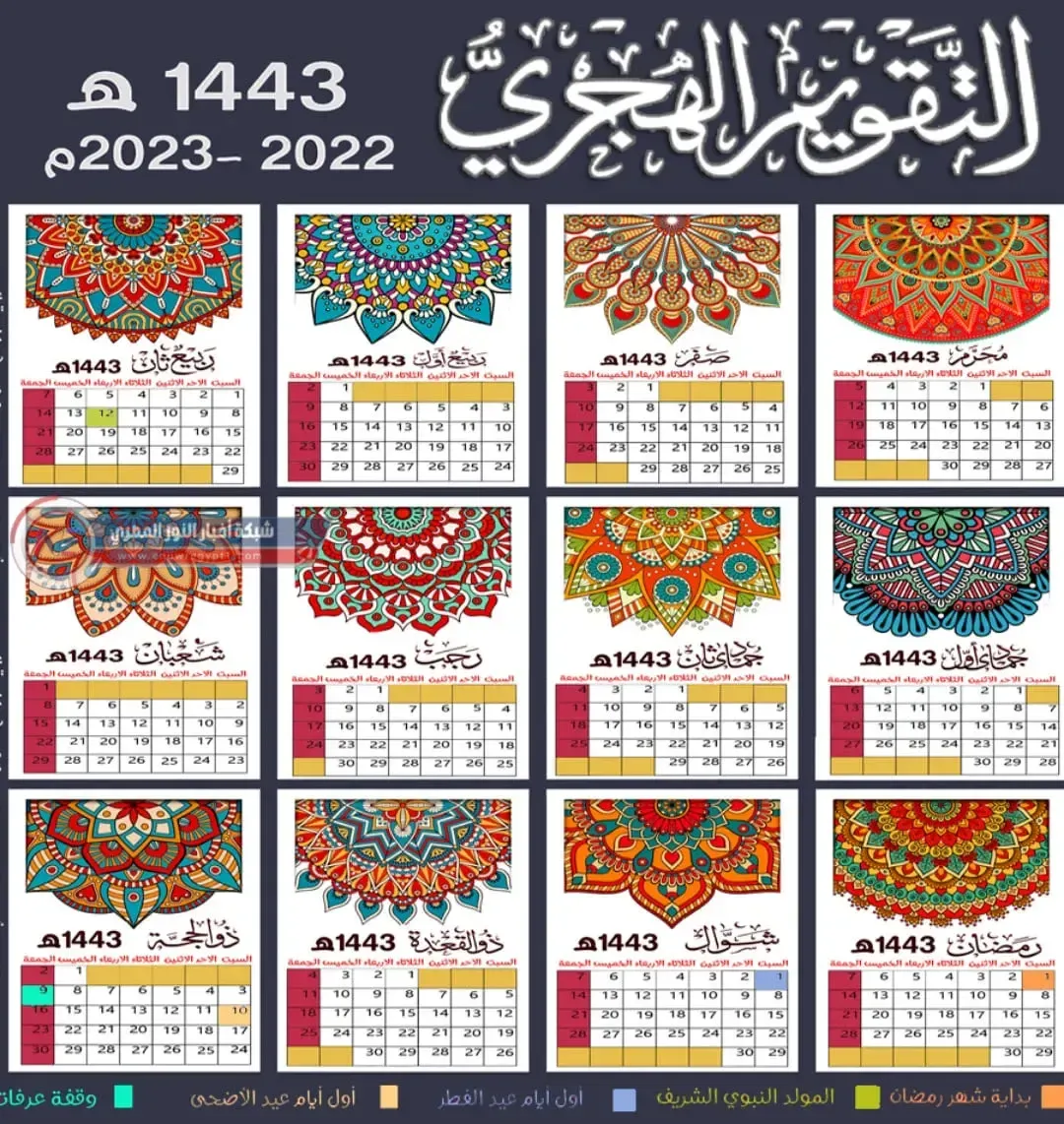 رسميا موعد اجازة راس السنة الهجرية 1443 في مصر والسعودية للقطاعين العام والخاص