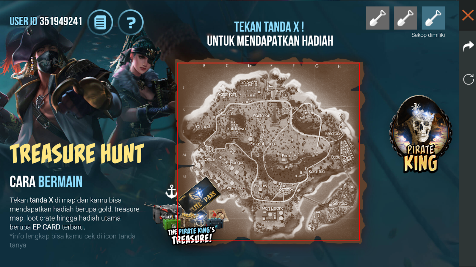 Cara Bermain Event Elite Pass Gratis Ghost Pirate Treasure