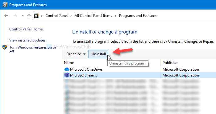 วิธีถอนการติดตั้ง Microsoft Teams อย่างสมบูรณ์จาก Windows 10 และ Android