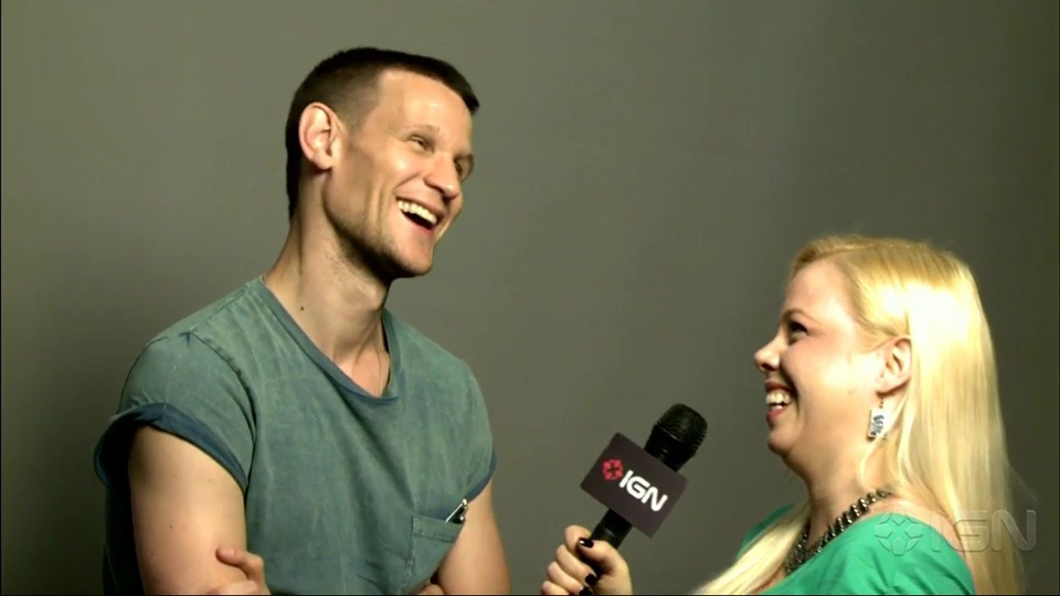 WhoNatic Screencaps Matt Smith IGN Interview SDCC