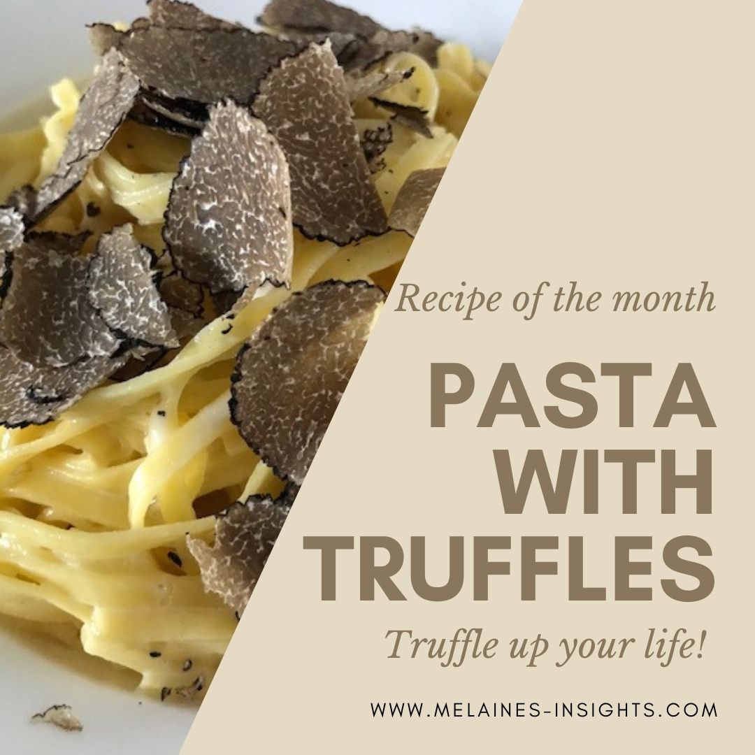 MelainesInsights Pasta with truffles an easy and quick recipe for you!