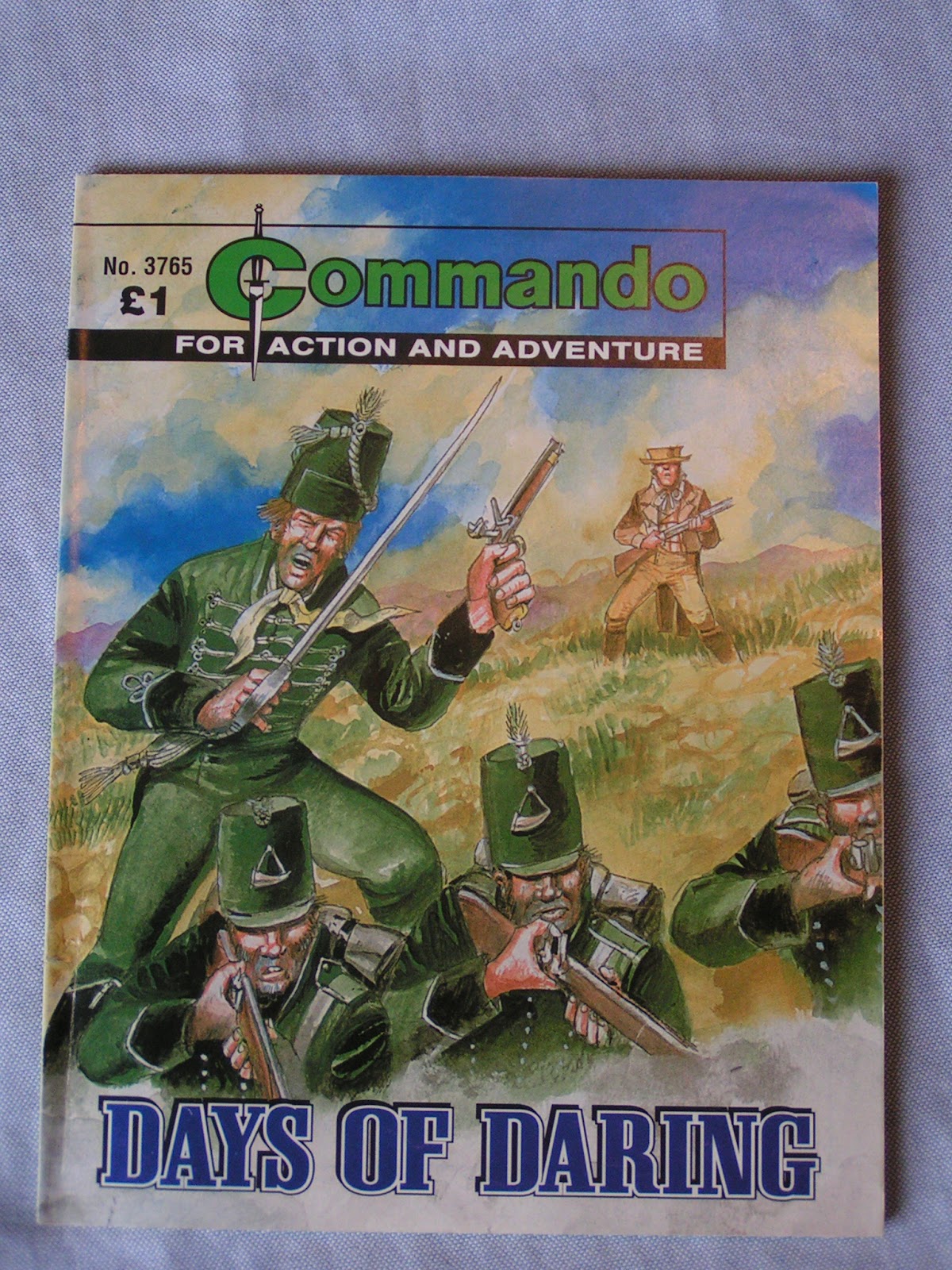 Dampf's modelling page: Commando Comics with a Napoleonic theme.....