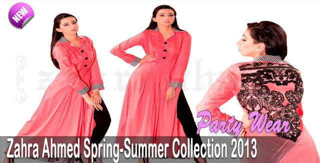 Party Wear | Zahra Ahmed Spring-Summer Collection 2013
